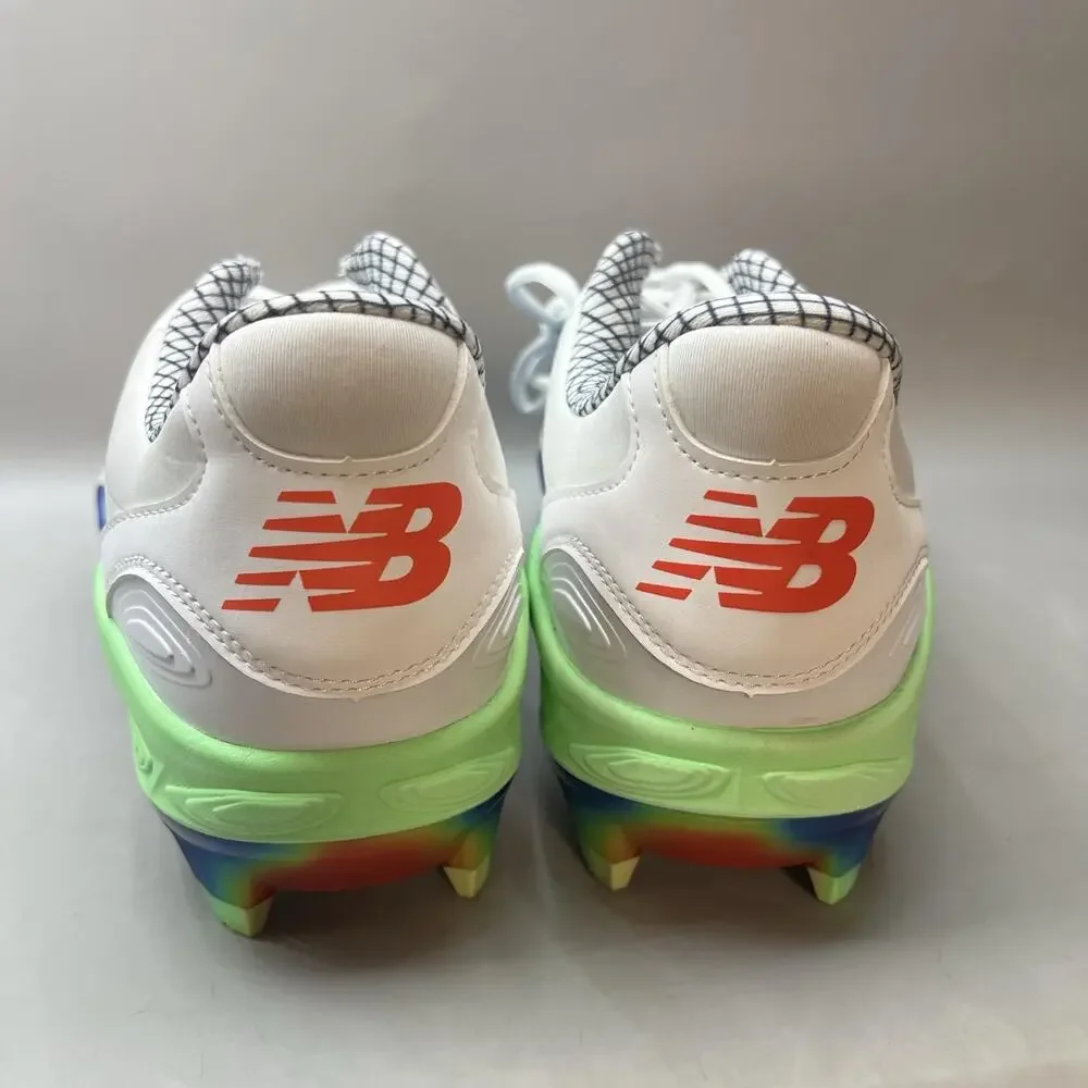 New Balance 3000v7 Molded Baseball Cleats Men Size 12 D White Comfort Shoes NEW